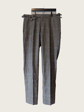 SUITSUPPLY - Wool check pants - W35.5